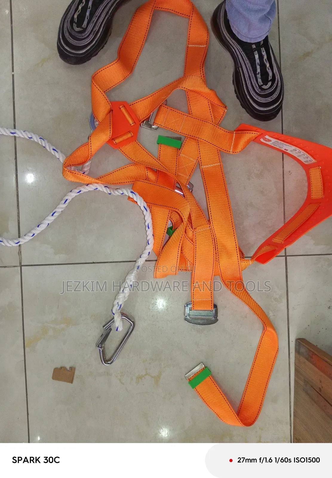 Safety Harness Full Body Single Hook ( European Standard)