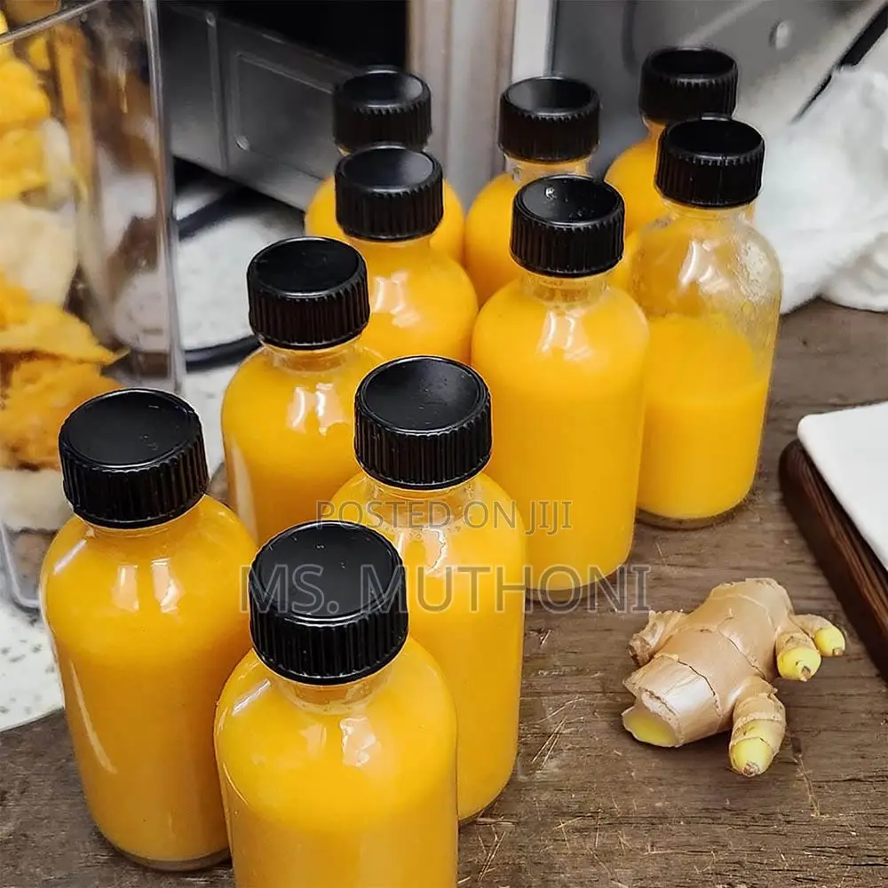 Glass Ginger Shots Bottles (16bottles + Accessories)