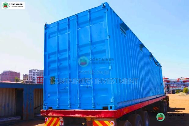 40ft Container Stalls for Sale- Blue, Silver Yellow Combo. - thumbnail 3