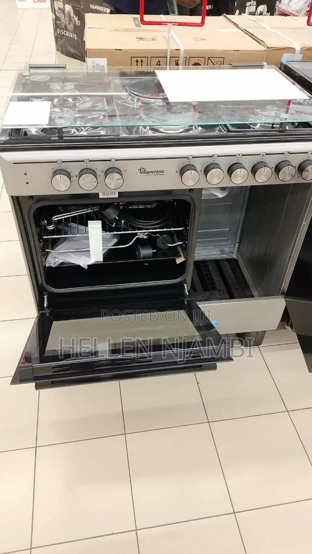 Ramtons 4G+2E 60X90 Silver Cooker- Rf/496