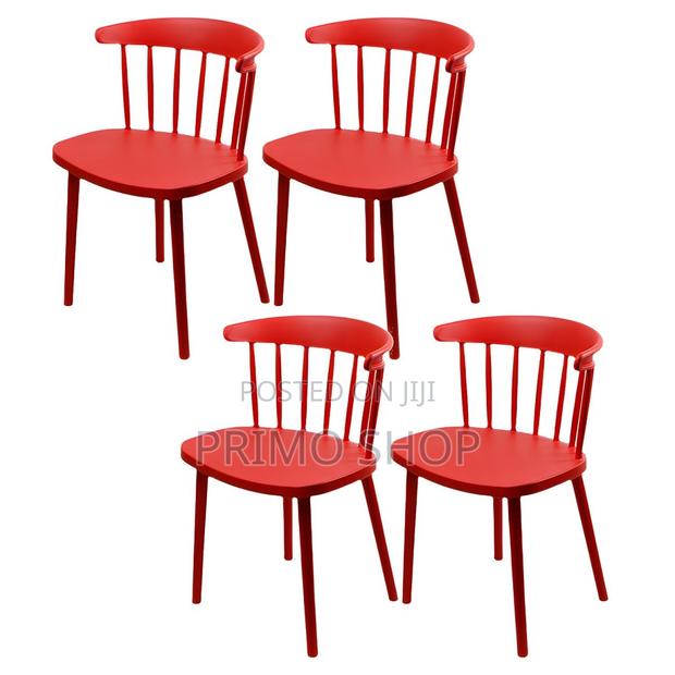 Home Chairs:Dining Room Plastic Side Chair for Home Use - thumbnail 4
