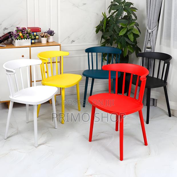 Home Chairs:Dining Room Plastic Side Chair for Home Use - thumbnail 5