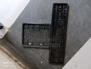 Plastic Number Plate Holder (Carbon Fiber Look)