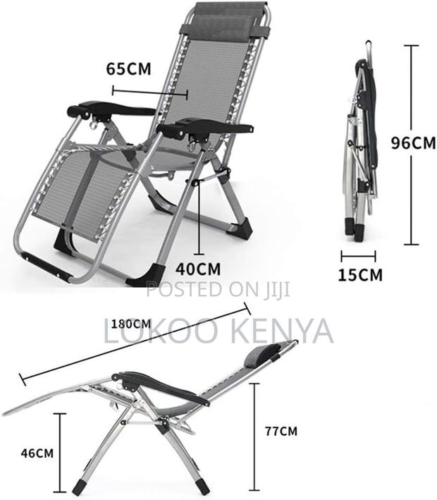 Office Chair: Heavy Duty Folding Zero Gravity Chairs Office - thumbnail 5