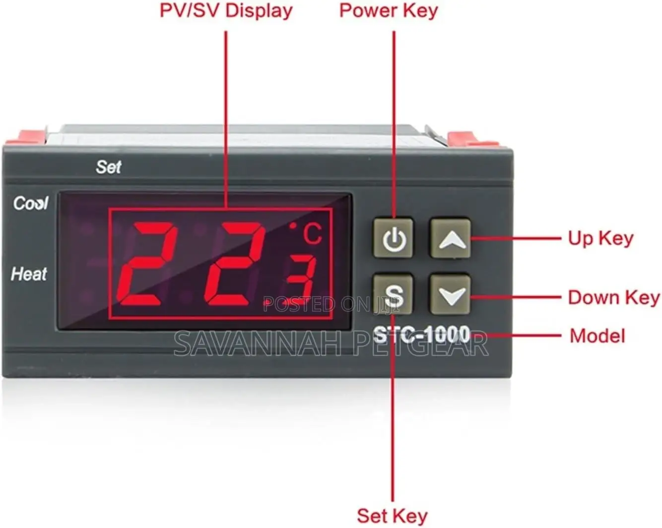 STC-1000 220V Digital Temperature Controller for Incubator
