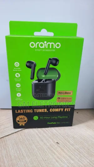 Original Oraimo Freepods Neo OTW-330S Wireless Earbuds-Black