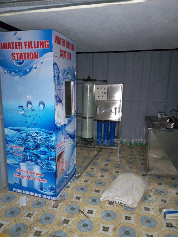 Stainless Steel Water Vending Machine + RO (250LPH) + Rinser