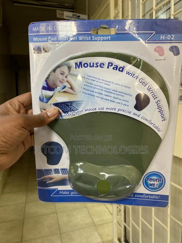 Ergonomic Mousepad With Gel Wrist Support - main view
