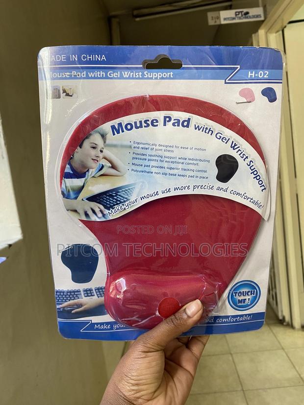 Ergonomic Mousepad With Gel Wrist Support - thumbnail 2