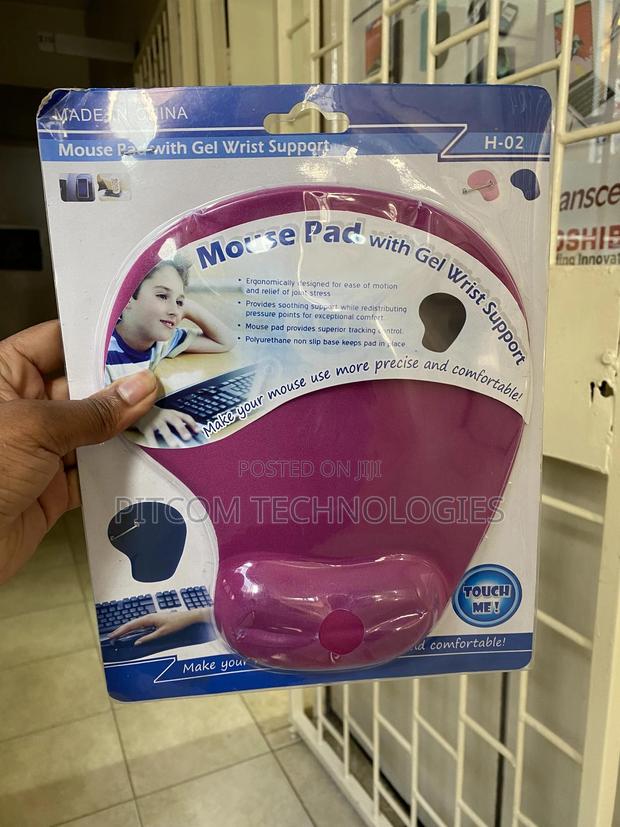 Ergonomic Mousepad With Gel Wrist Support - thumbnail 4