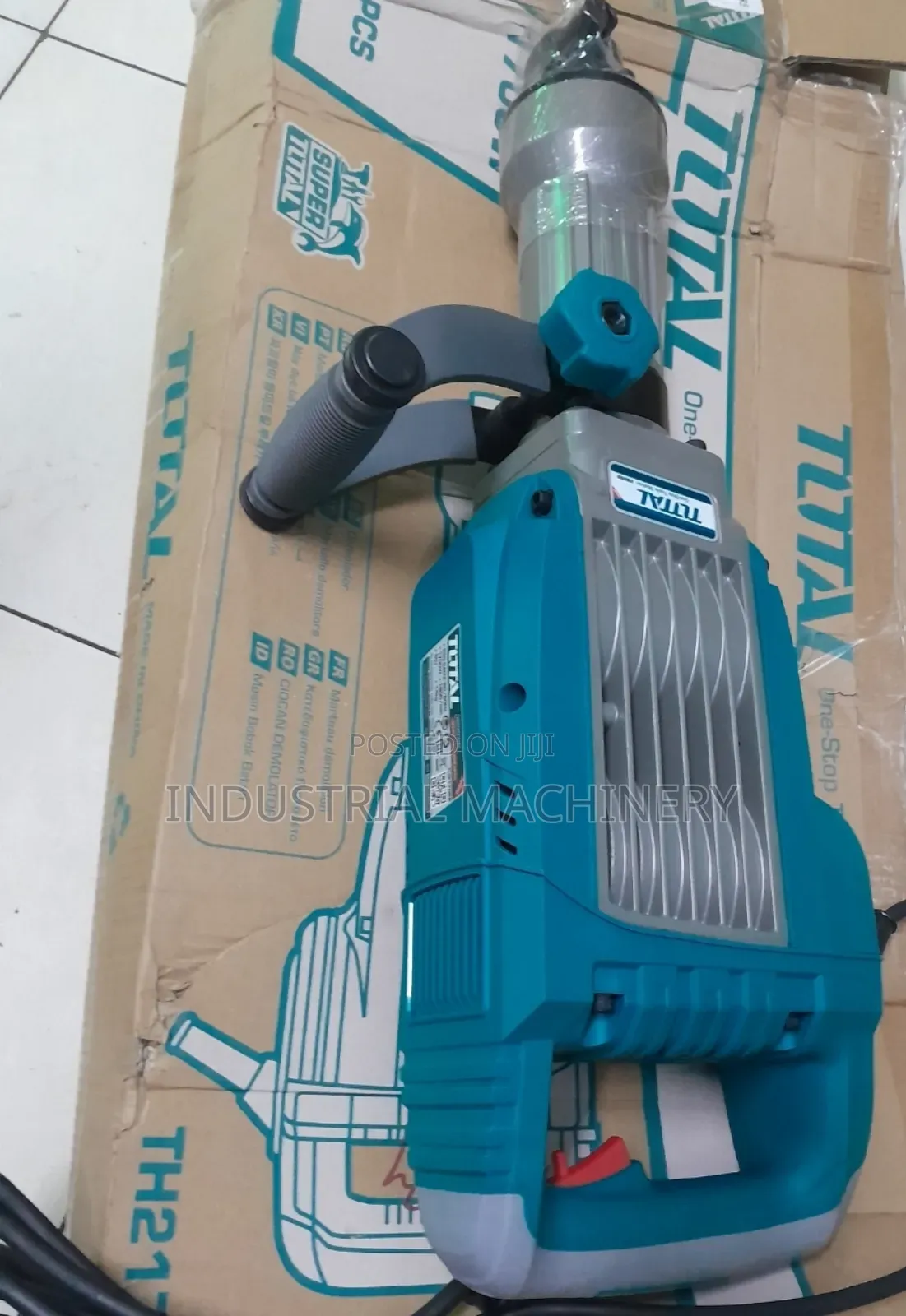 Total Demolition Hammer Drill-- Heavy Work.