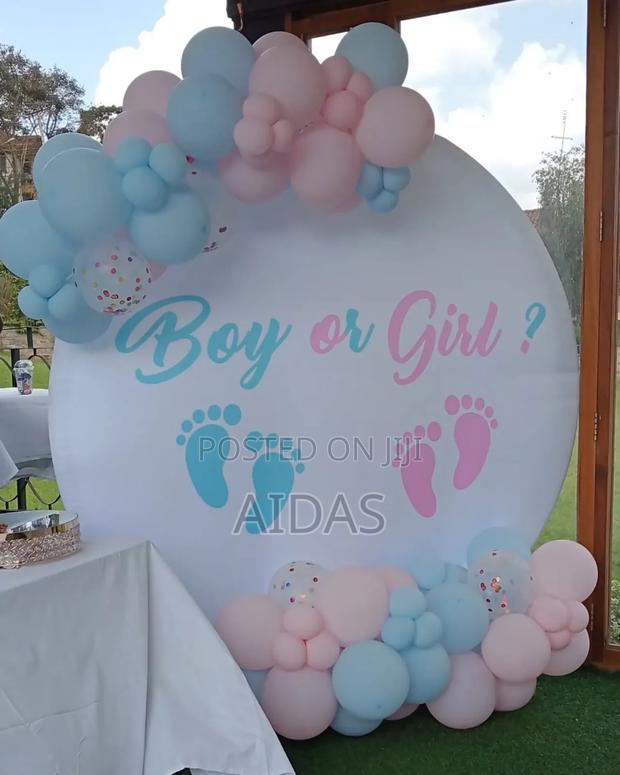 Gender Reveal Set Up