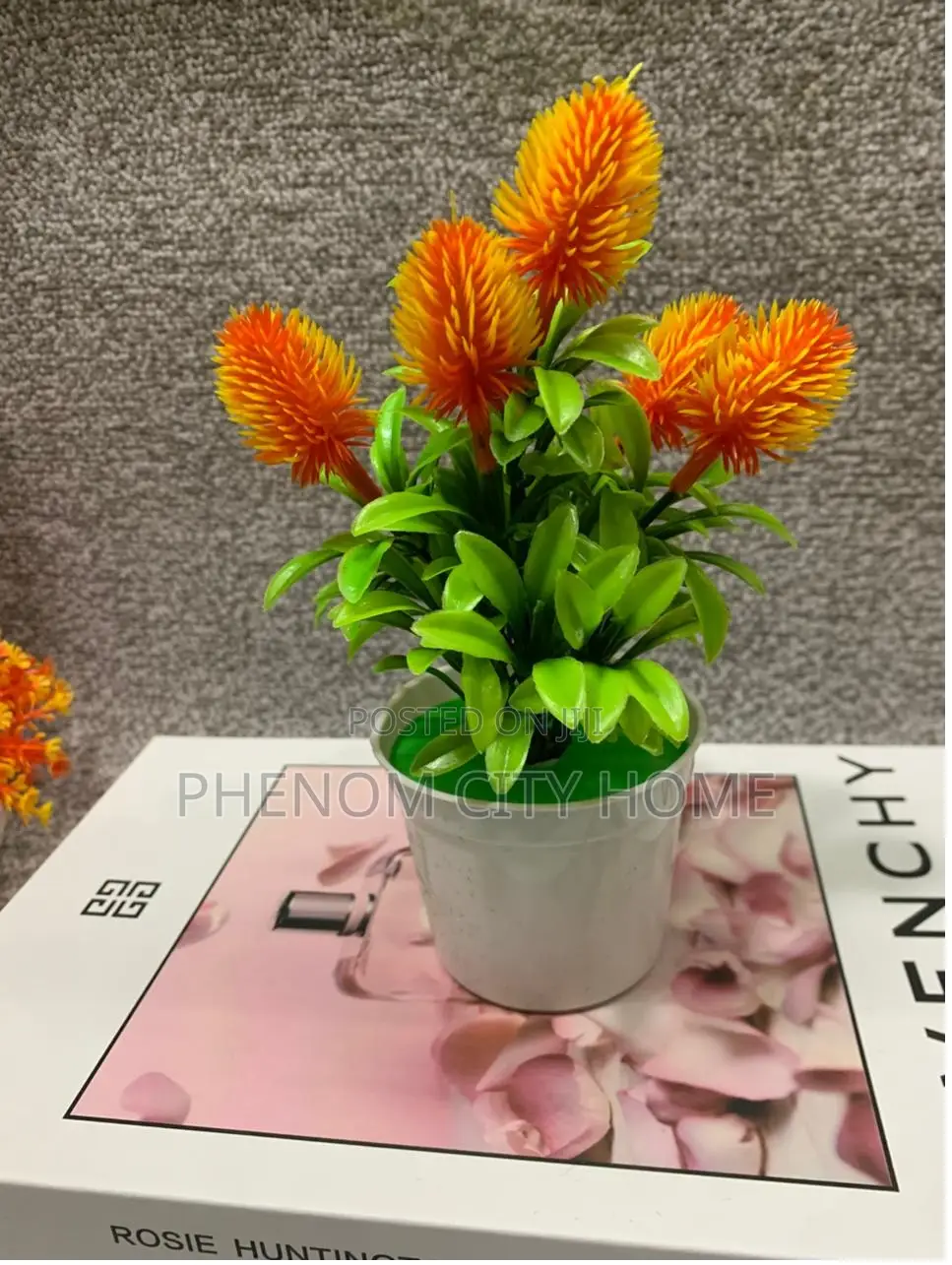 Elegant Artificial Plant With Ceramic Vase Available