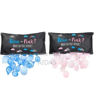 Blue or Pink Gender Reveal Drop Bag