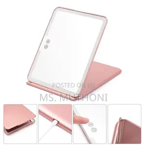 LED Rechargeable Travel Mirror