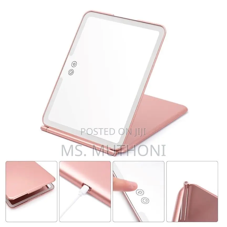 LED Rechargeable Travel Mirror
