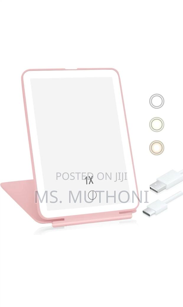 LED Rechargeable Travel Mirror - thumbnail 2
