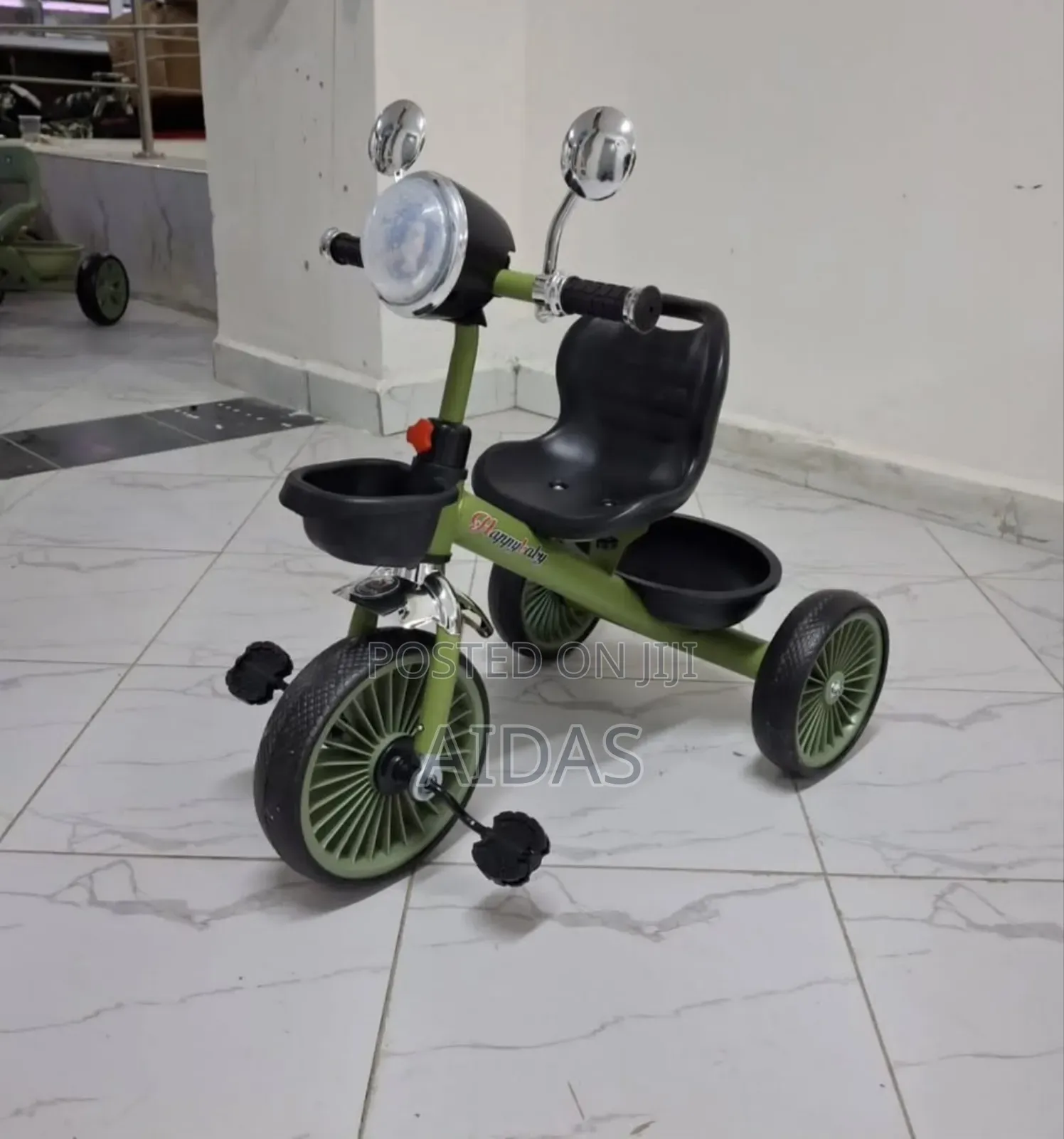 Kids Tricycle With Side Mirror