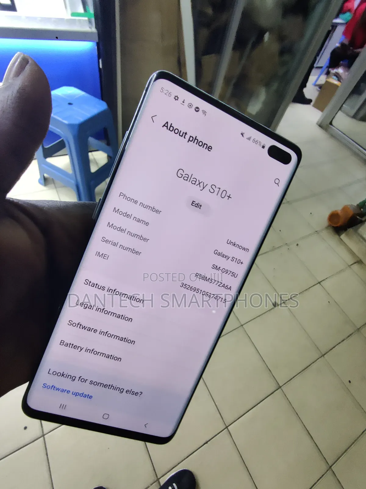 Samsung Galaxy S10 Plus 128 GB Gold