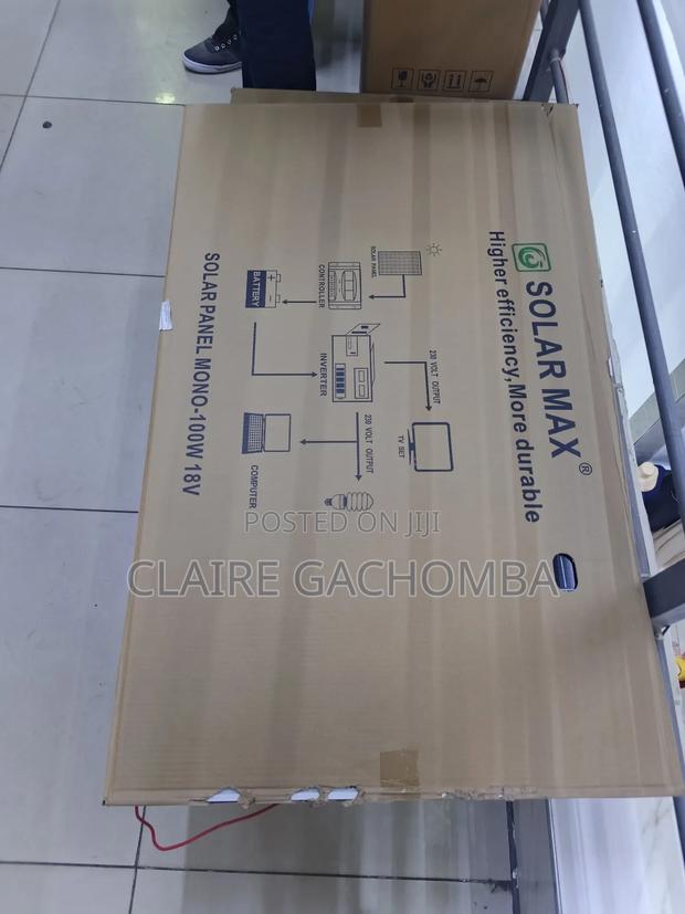 Solarmax 100watts Solar Panel Mono - main view