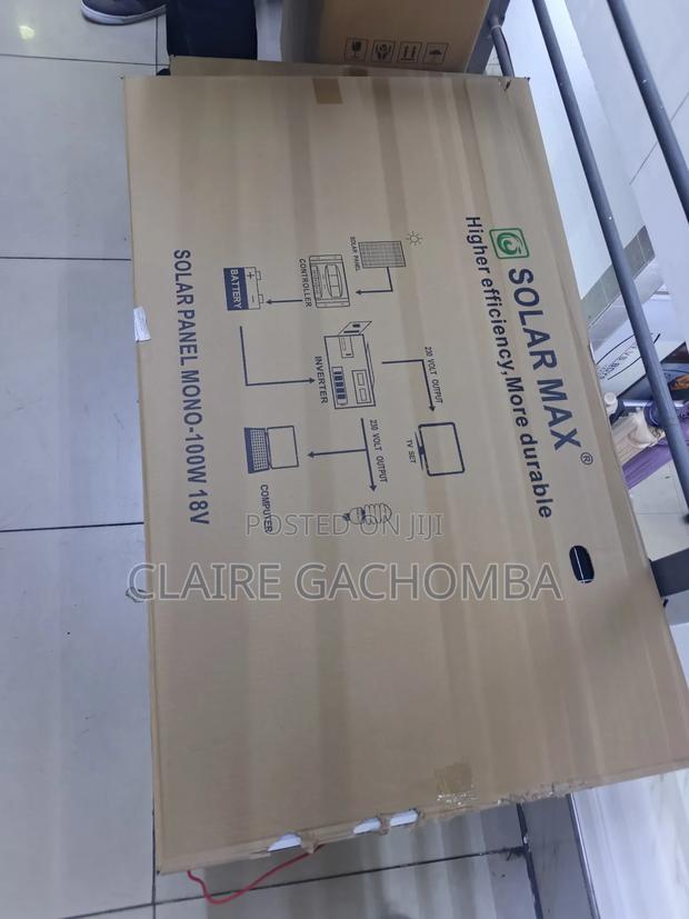 Mono Solar Panel 100watts - main view