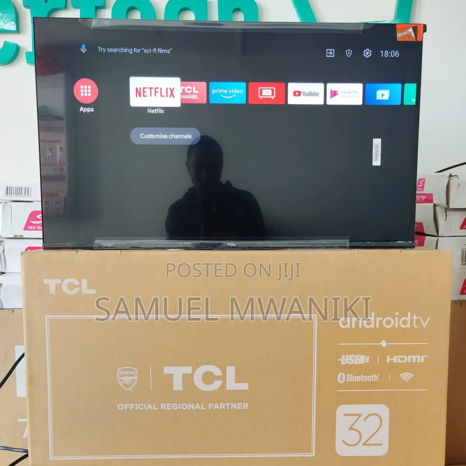 TCL 32′′ Smart Android Google Tv
Latest Model 32s5400