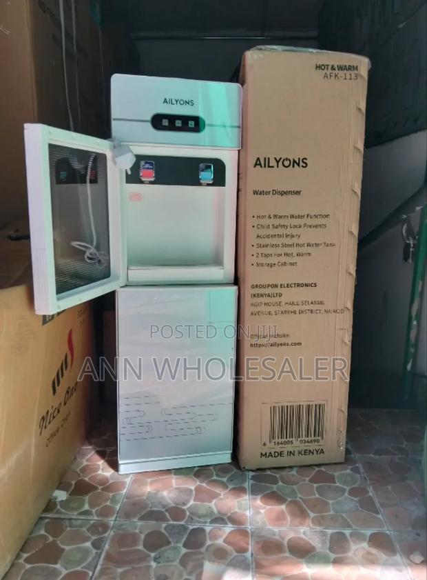 Stainless Steel Water Ailyons Water Dispenser With Cabinets