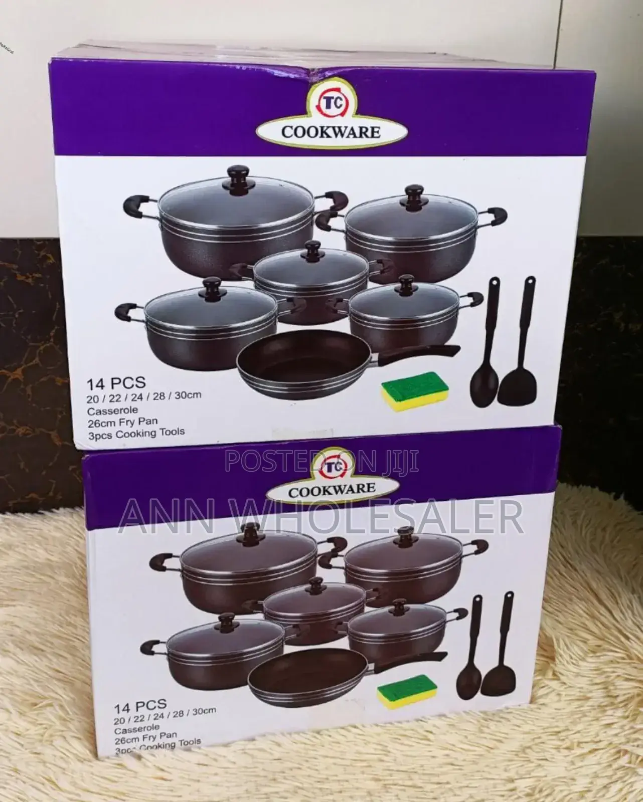 Non - Stick Coated TV Pots -14 PCS