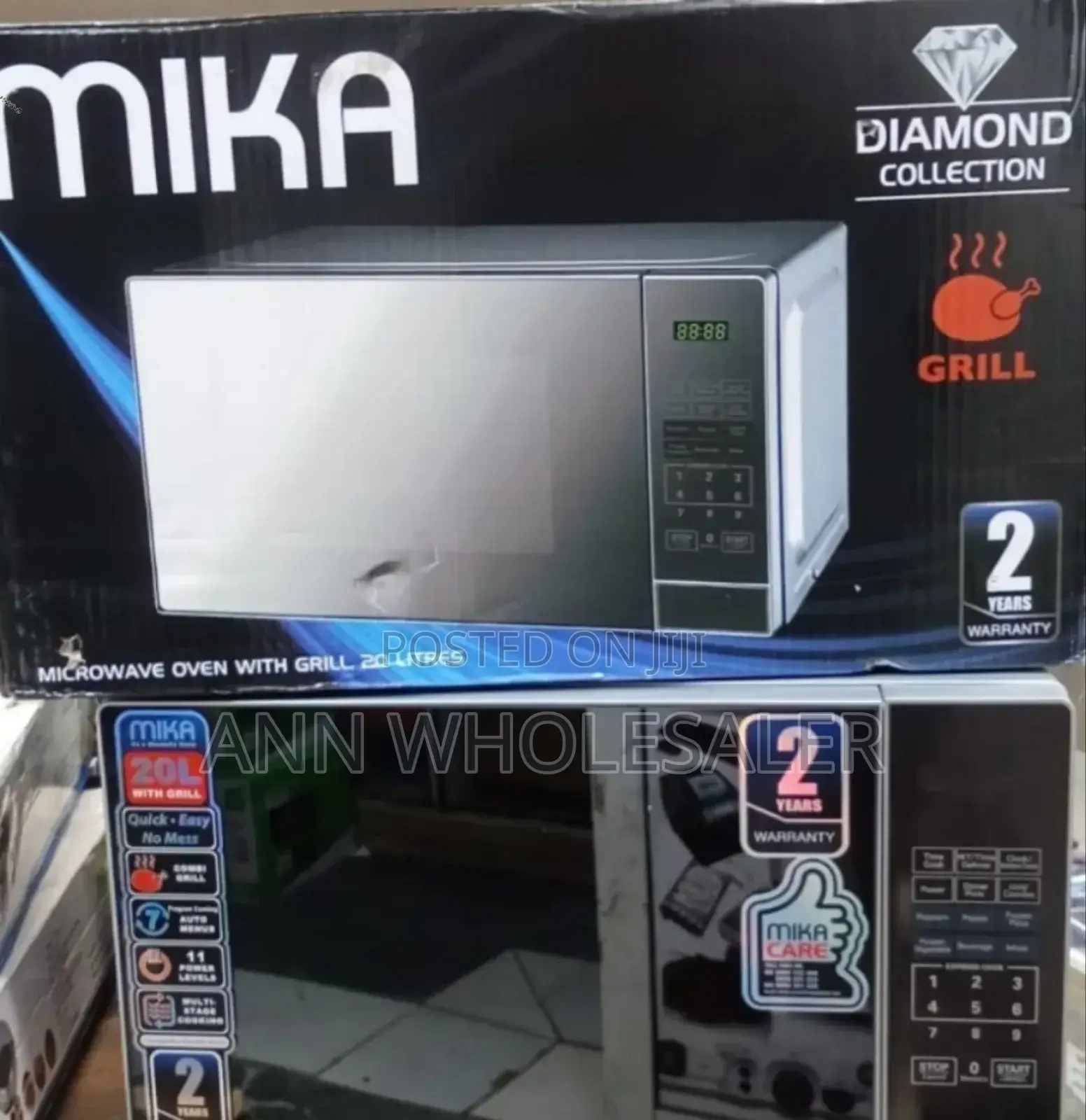 Silver Digital Microwave/ Electric M/8