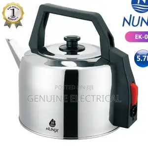 5.7 LTRS Nunix Electric Stainless Steel Kettle NL