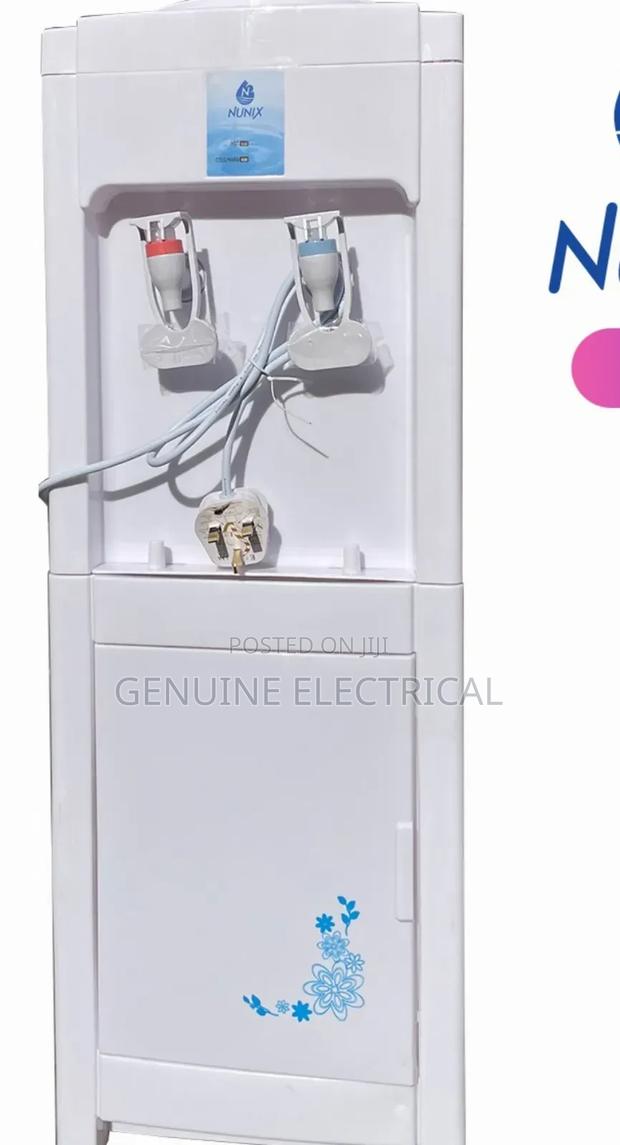 White Nunix Free Standing Hot and Normal Dispenser HN-2