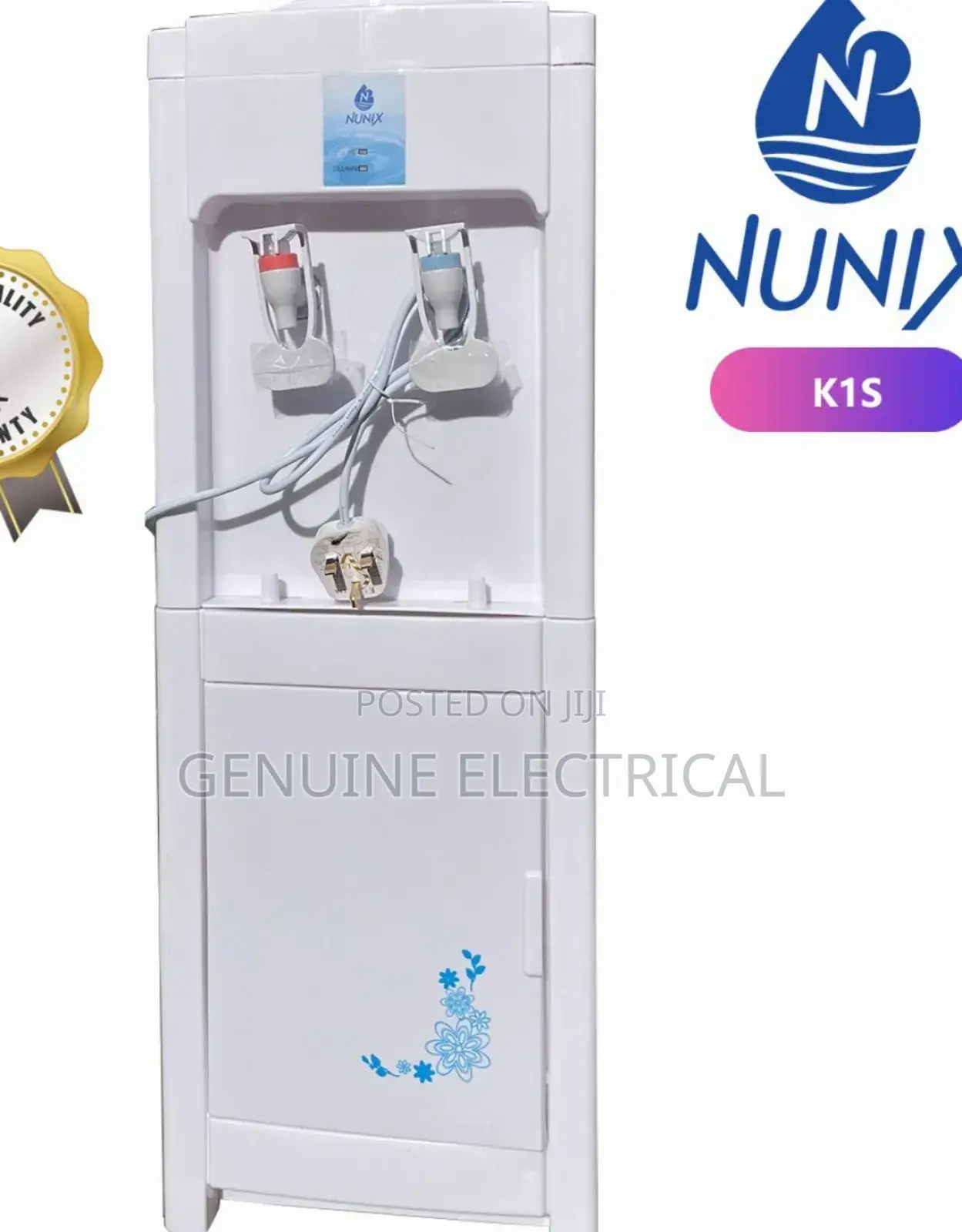 White Nunix Standing Hot and Normal Dispenser H-2