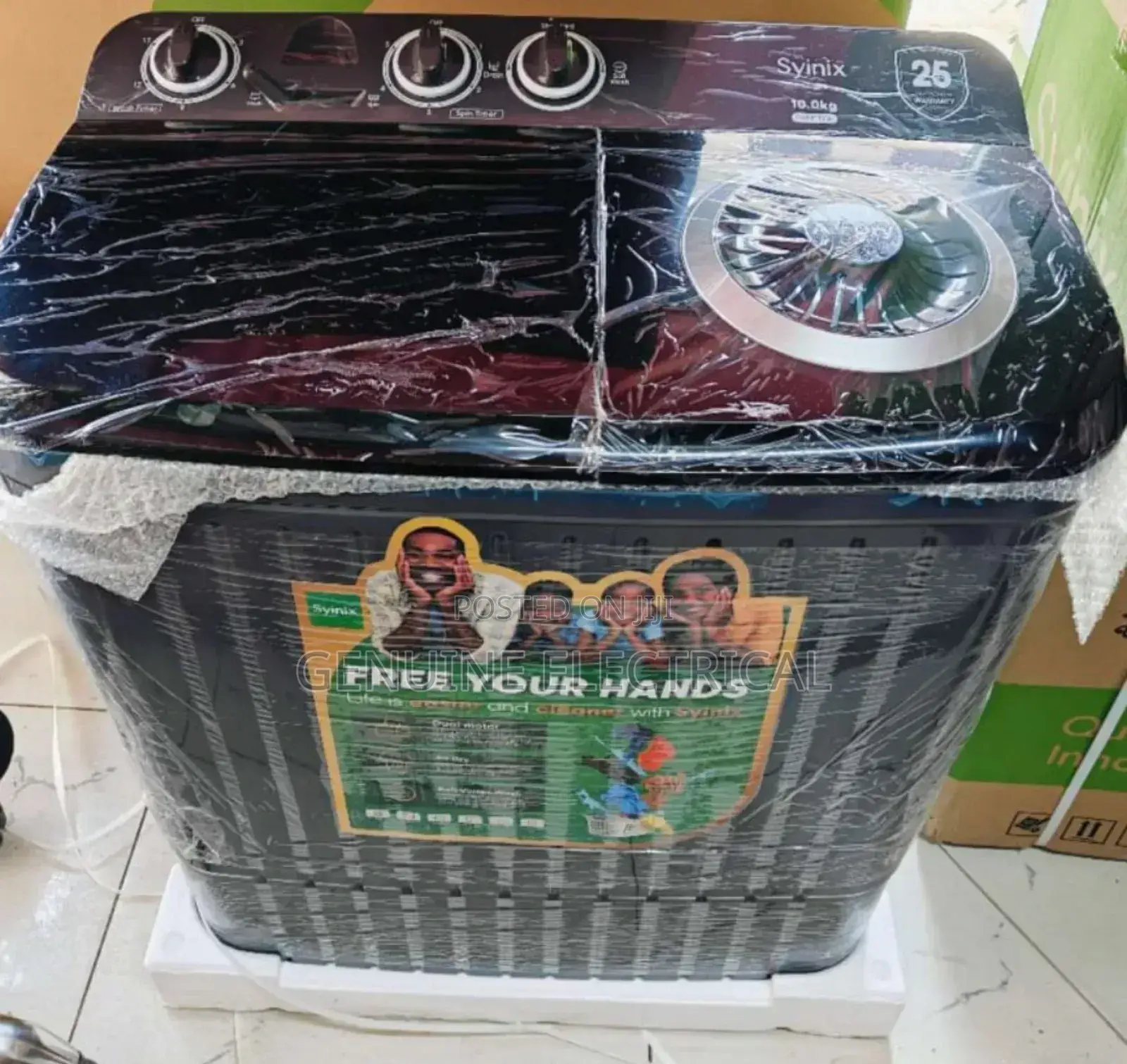Syinix 10kgs Top Load Tub Washing Machine Sn10t