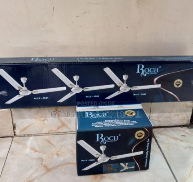 White Roch 56" Premium Quality Ceiling Fan Rc-3 - main view