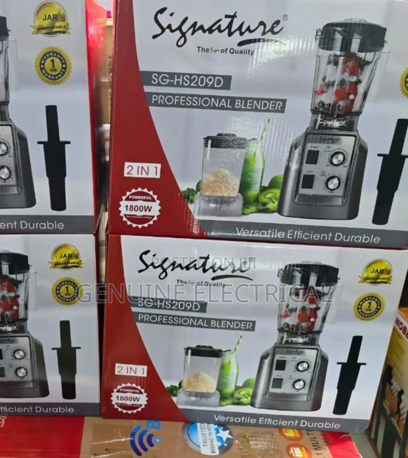 2 in 1 Signature Heavy Duty Commercial Blender D