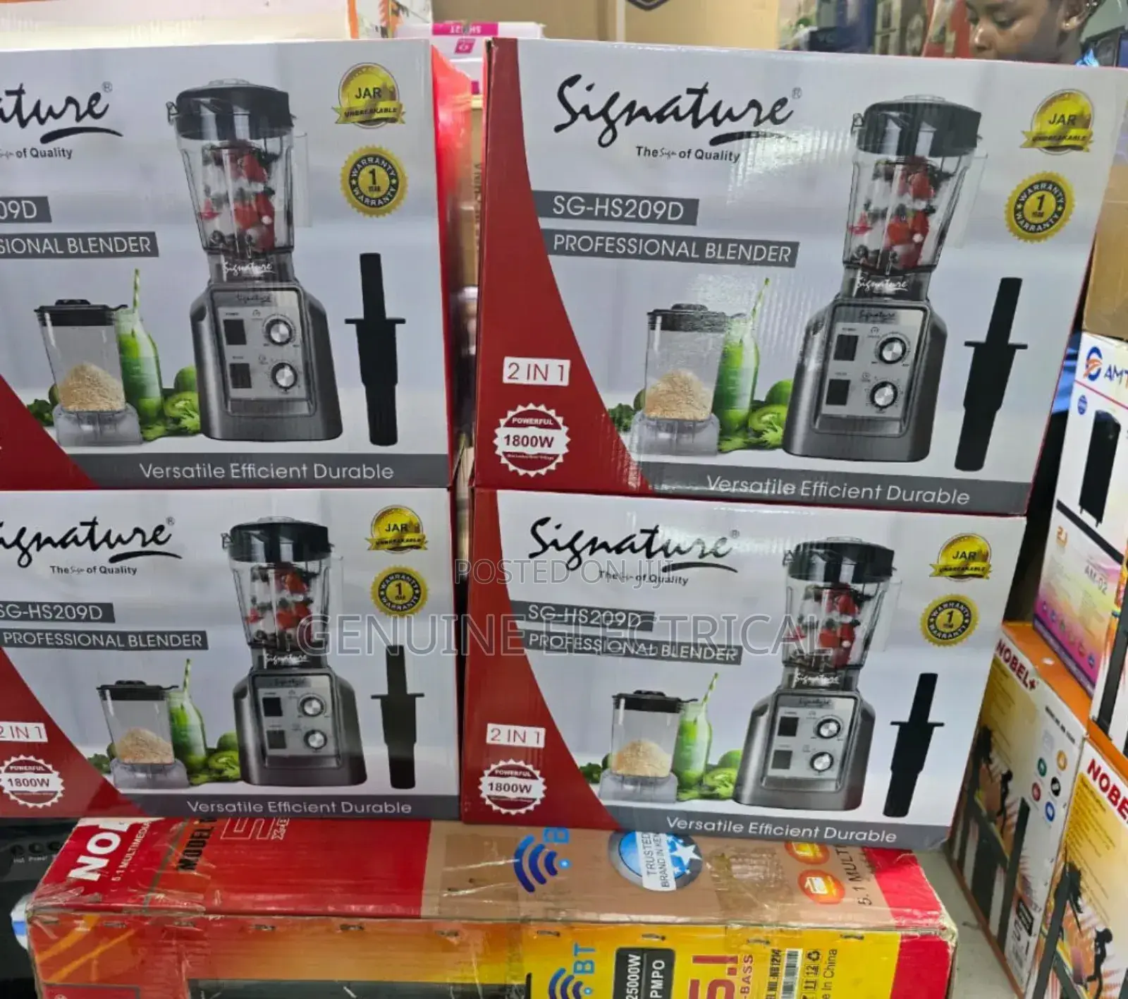 18000 Watts 2 in 1 Signature Heavy Duty Blender D