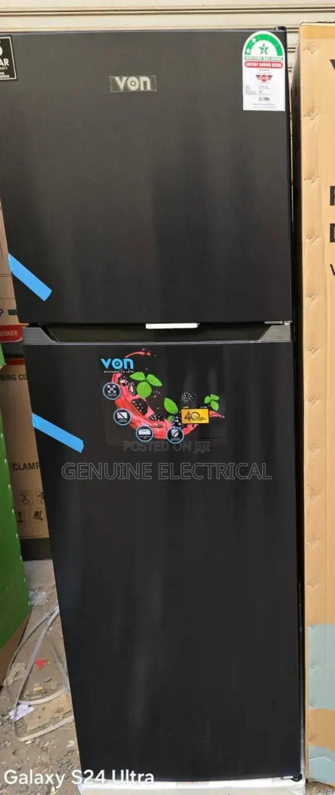 Von 247 Litres Nofrost Double Door Refrigerator V247fd