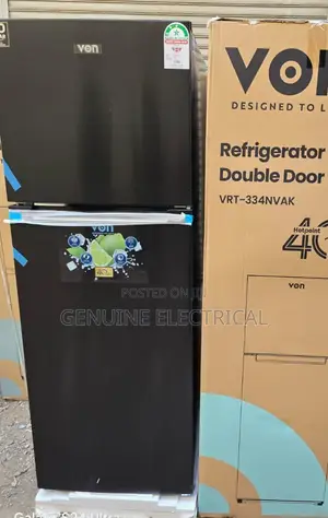 Von 334 Litres No Frost Two Door Refrigerator Vd334rd