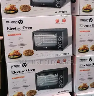 Black 20L Volsmart Electric Oven V20E
