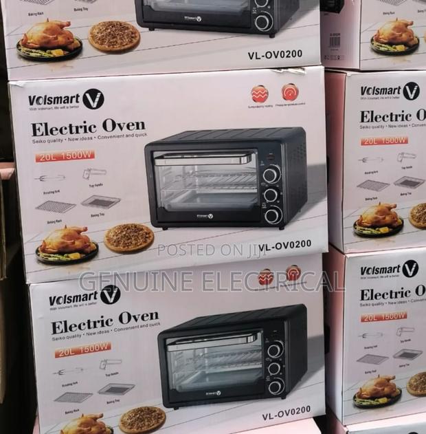 Black 20L Volsmart Electric Oven V20E