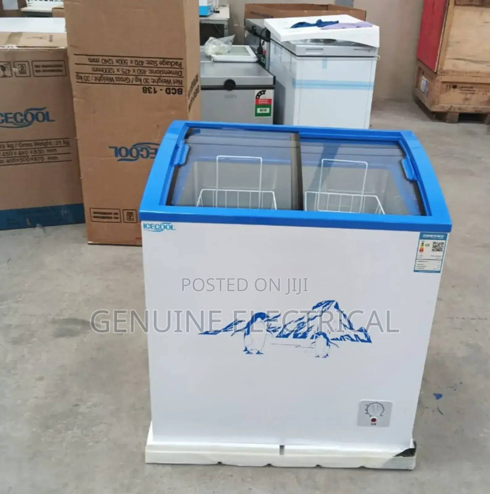 Ecomax 159litres Display Chest Freezer D159f