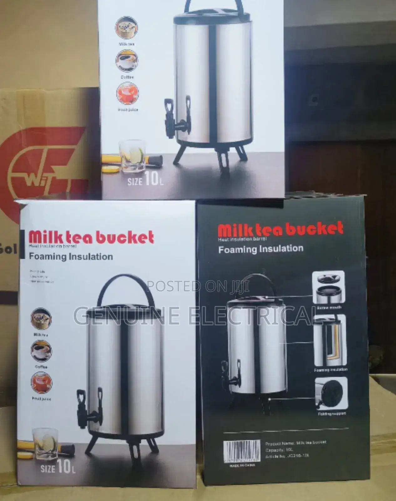 10 Litres Coffee/Tea Bucket Heat Insulation Barrel T10