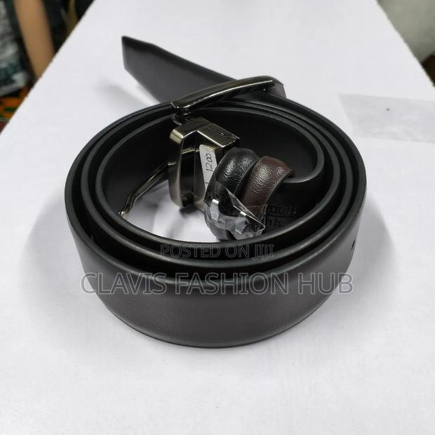 Italian Reversible Leather Belt - thumbnail 4