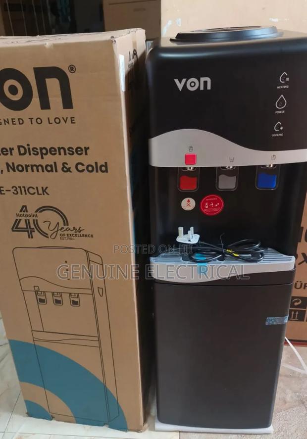Von Hotpoint 3tap Water Dispenser Hot and Cold + Normal Hd