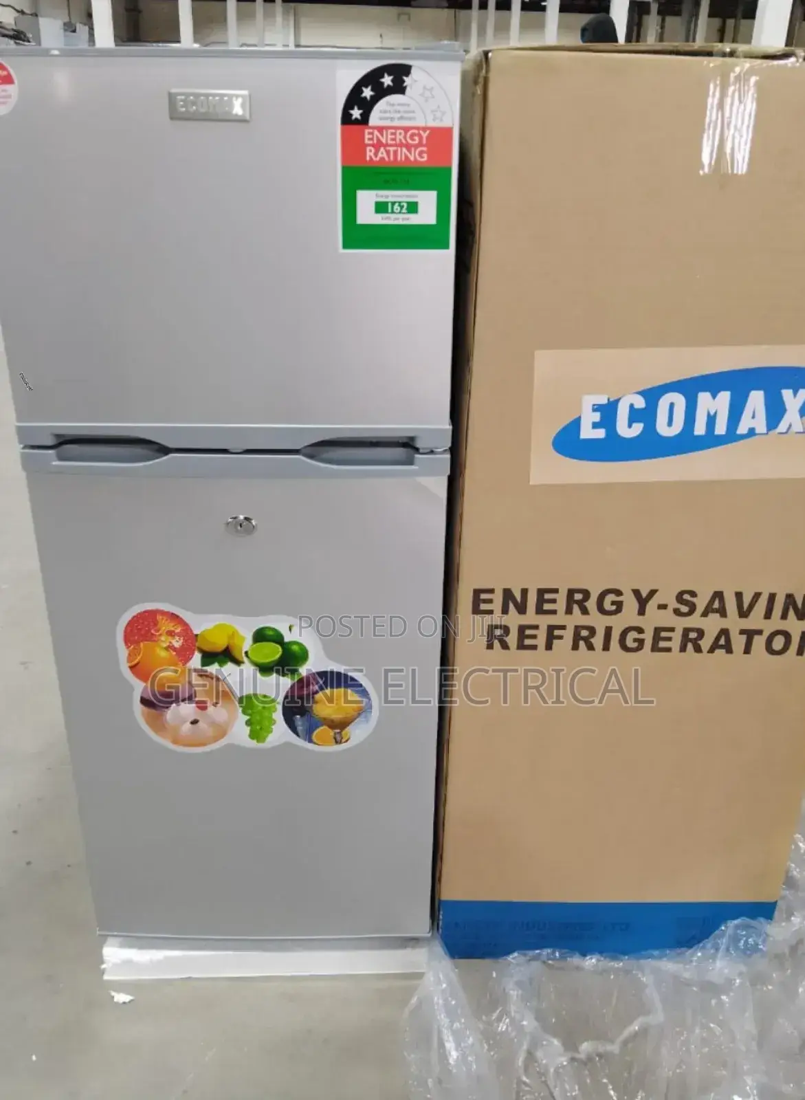 Ecomax 118 LTRS Two Door Refrigerator L118