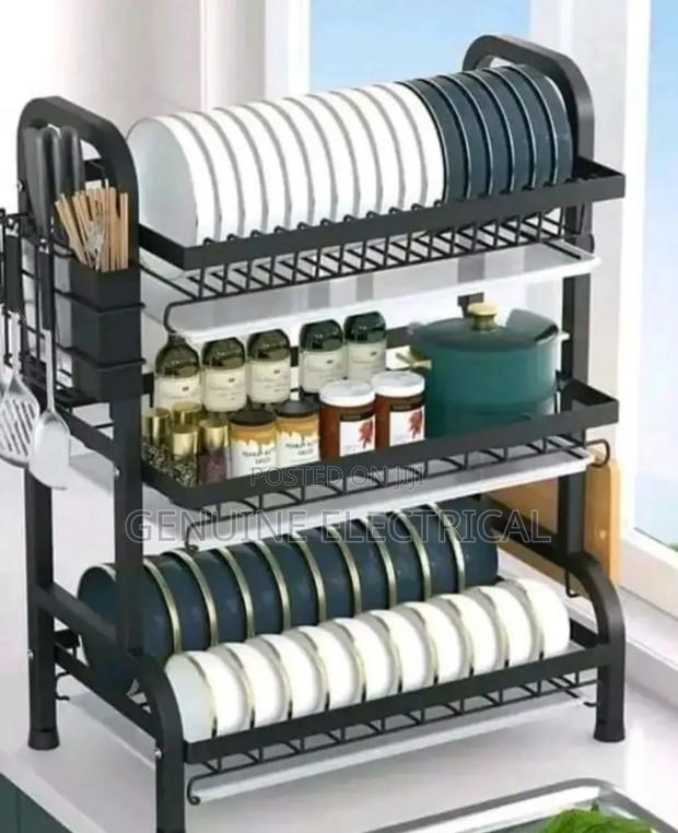 3 Tier High Quality Carbon Dish Rack H3T
