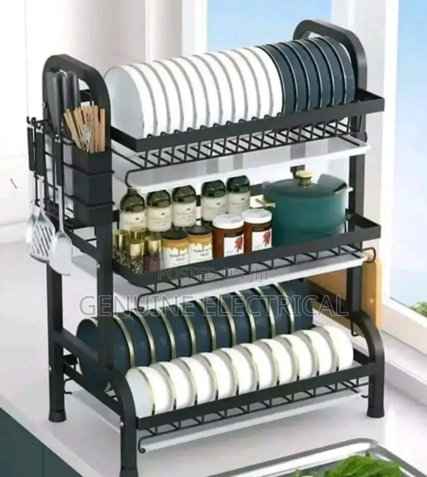 3 Tier High Quality Steel Dish Rack H3T