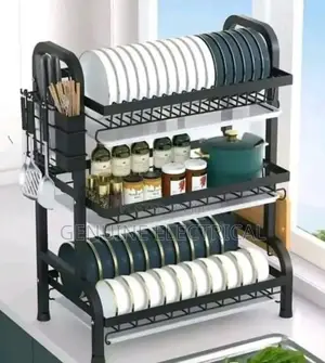 3 Tier High Quality Steel Dish Rack H3T