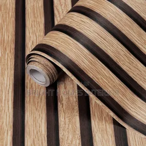 Brown and Dark Stripes Wallpaper Available