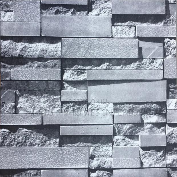 Grey Bricks Wallpaper Available
